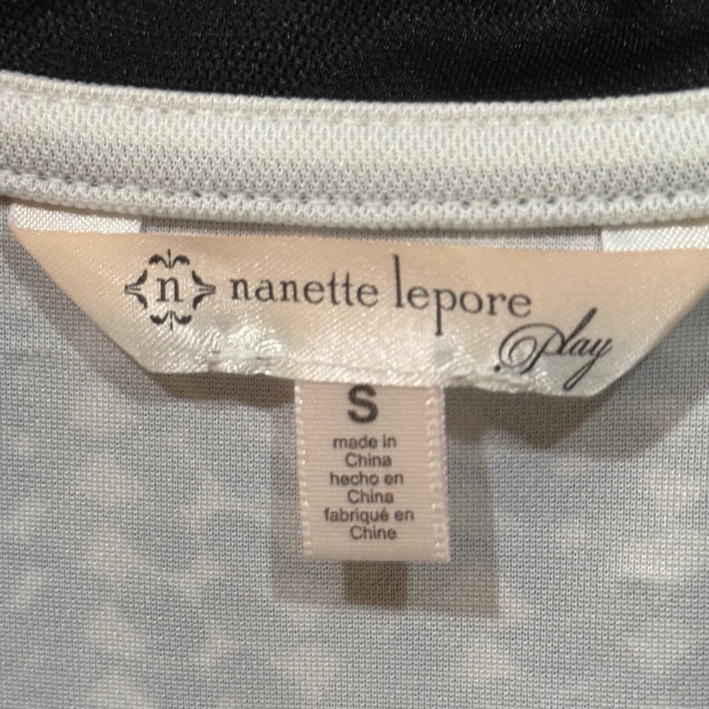 Nanette Lepore Play Womens Sleeveless Golf Tennis Dress Geometric Black White S - Picture 2 of 7